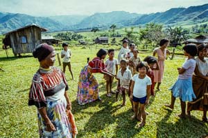 Welcome, indigenous people in the highlands