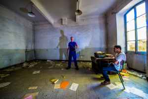 Photo Performance, 2012 - Urbex und Licht